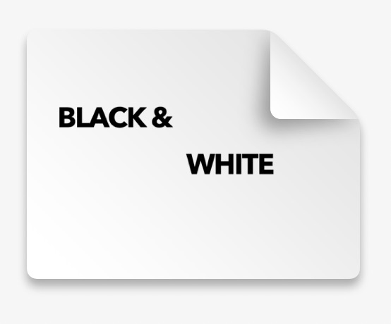 Black & White